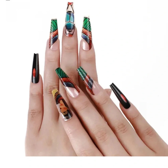 False Nails Other - Two Minute Manicure Press On Gel Nails Kit